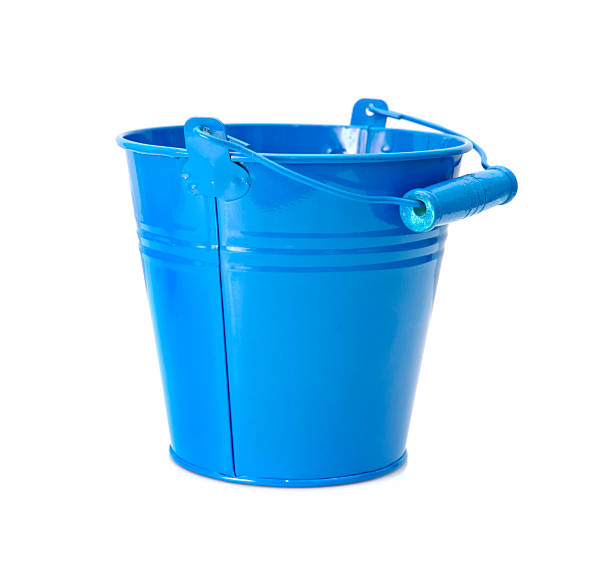 istock Beautiful Colorful Buckets Isolated on White Background 480547765