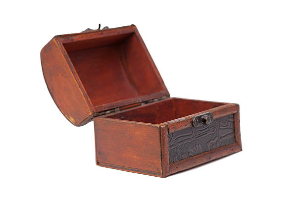 istock Opened wooden jewelry box 480548402