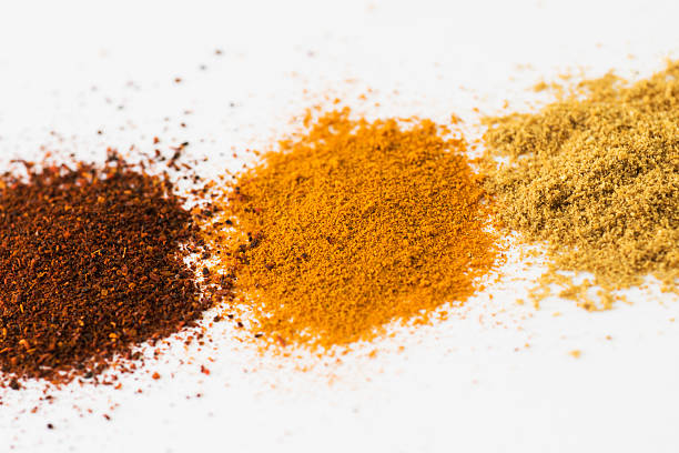istock ground spices chili powder turmeric coriander on white background 480548814
