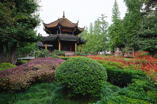 Qingyang Gong taoist temple  in Chengdu Sichuan China