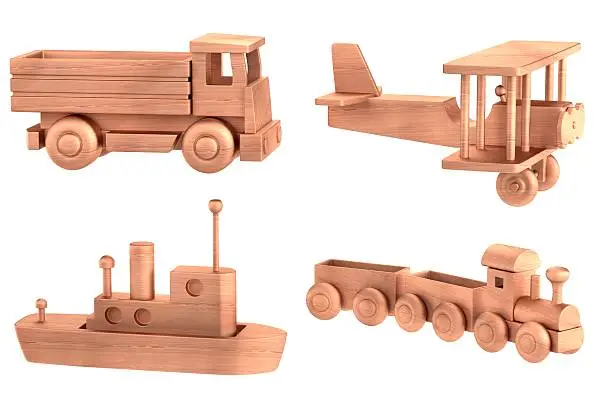 Photo of wooden toys