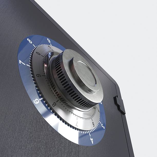 istock Close up of a safe lock conceptual security and business 480553800