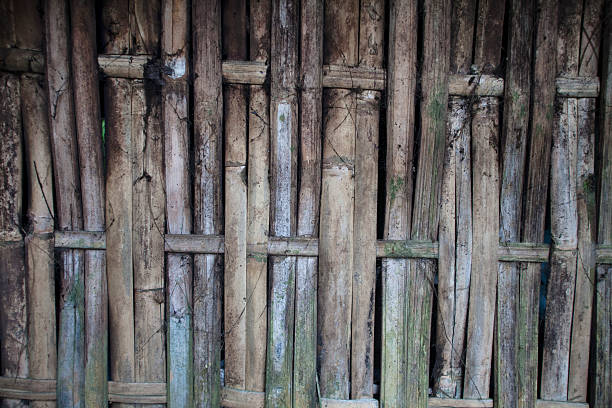 Bamboo Textured Wall Java stock photo