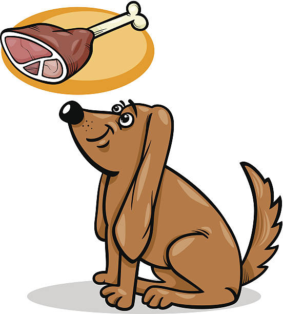 illustrazioni stock, clip art, cartoni animati e icone di tendenza di cane e haunch illustrazione fumetto - haunch