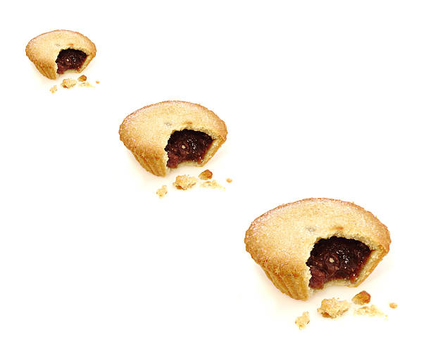 豆腐のパイ - mince pie crumb christmas food スト�ックフォトと画像