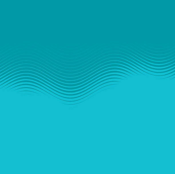 абстрактный волна полутоновый фон - sparse water wave sea stock illustrations