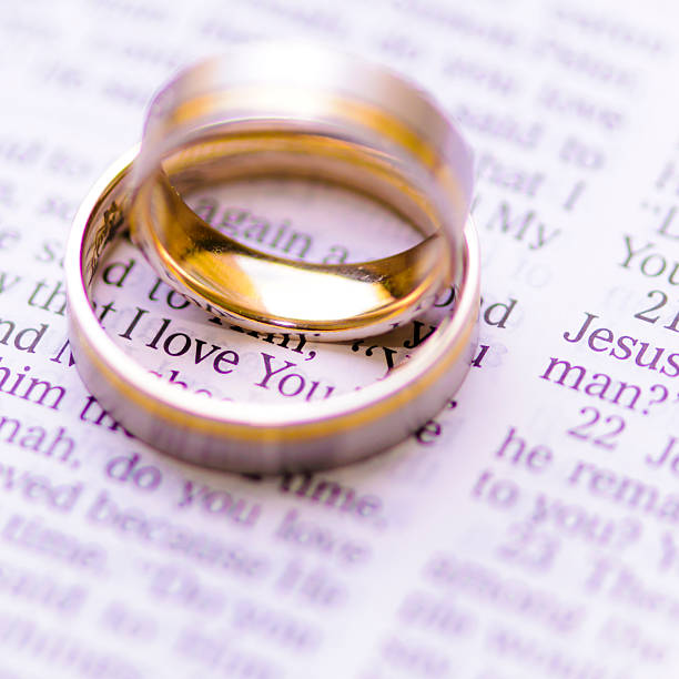 istock Wedding rings - I love You 480568293