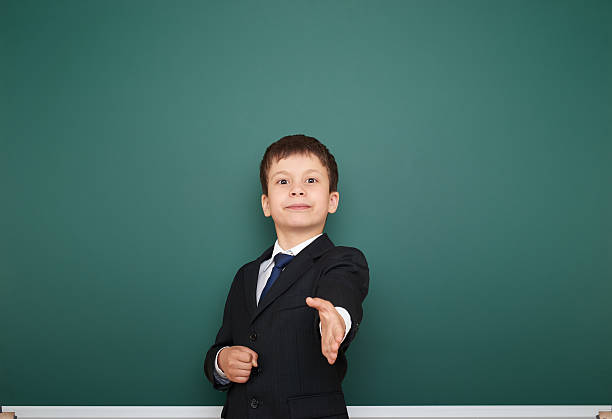 istock Schoolboy and the school board 480569868