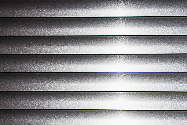 istock Texture of silver jalousie 480571217