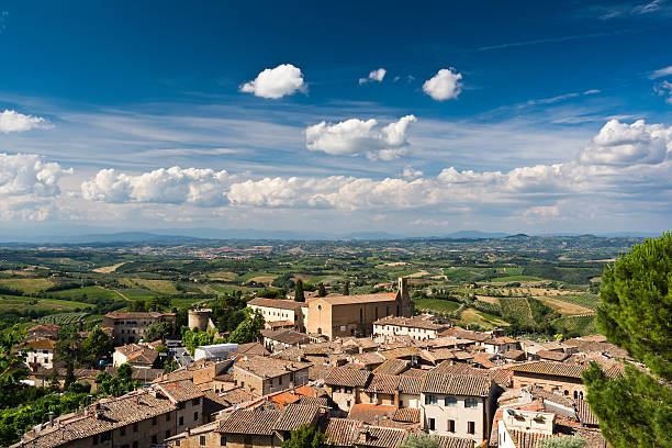 istock blue sky over Tuscany countryside 480572726