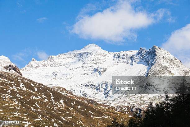 Mountain Peak Stock Photo - Download Image Now - Aerial View, Austria, Autumn