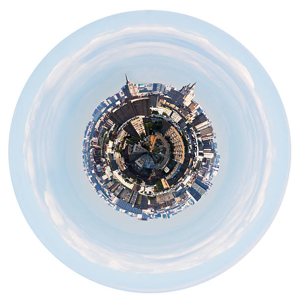 istock urban planet with spherical cityscape 480579913