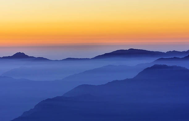 istock view of sunset on Himalaya 480582872