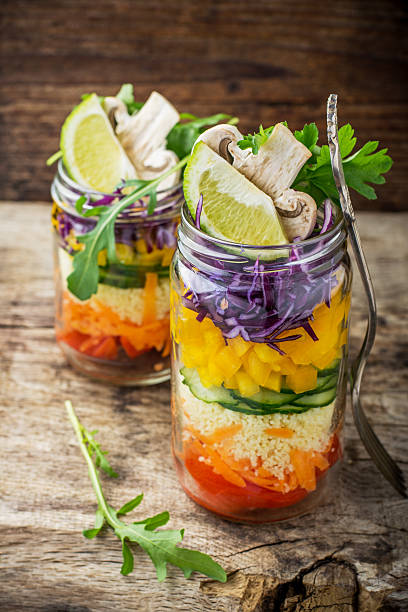 istock Bright rainbow salad  of tomatoes, carrots, pepper, red cabbage 480582954