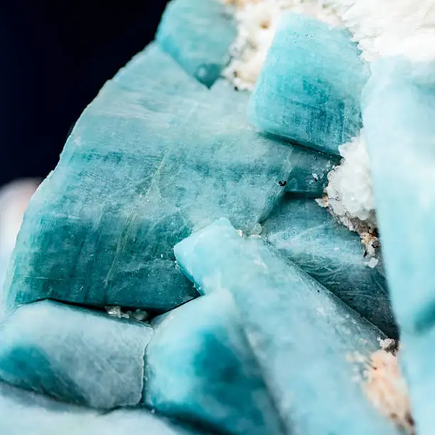 Amazonite (sometimes called "Amazon stone") is a green variety of microcline feldspar.