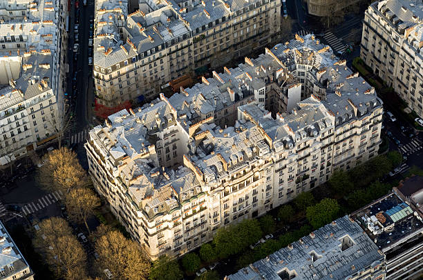 istock Apartment block, Paris France 480593800