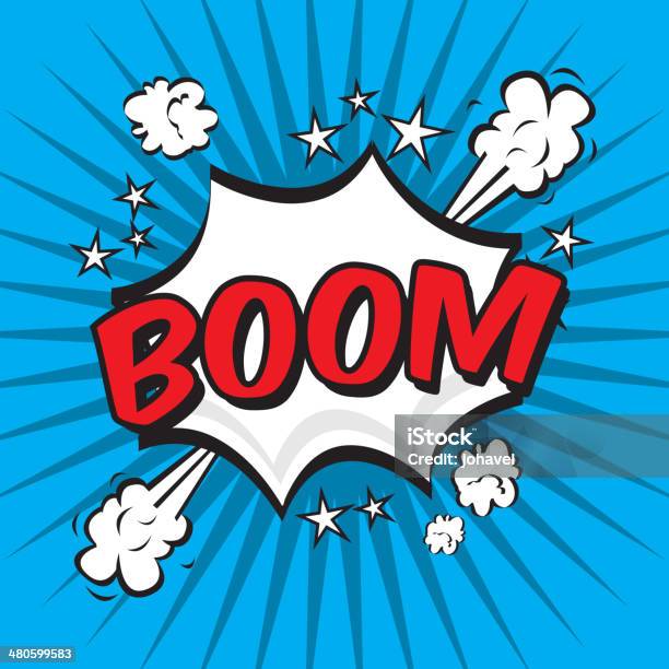 Boom Comics Icon Stock Illustration - Download Image Now - Box - Container, Bubble, Cartoon