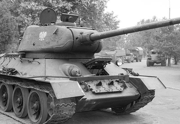 istock Front view of tank of the Soviet tank 480599670