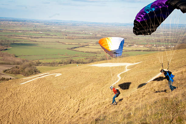 istock Speed flying at Uffington White Horse 480600045