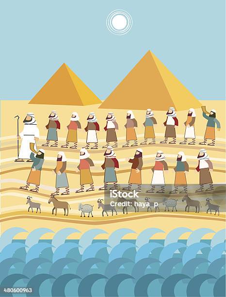 Exodus Passover Stock Illustration - Download Image Now - Passover, Backgrounds, Bible