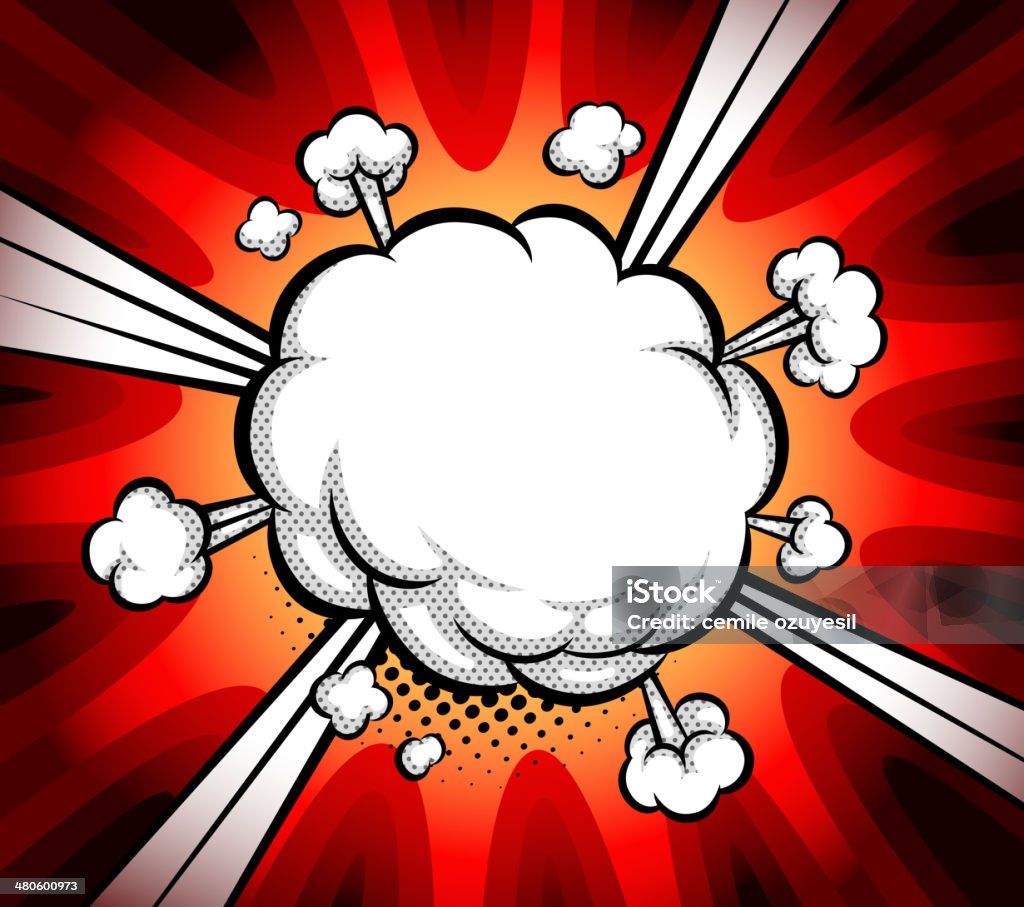 Exploding Boba Cartoon Boom Exploding Bubble Stock Illustration - Download Image Now - Cartoon ...
