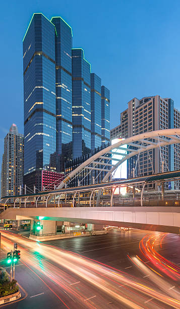 istock Chong Nonsi Skywalk and Modern Buildings 480603312