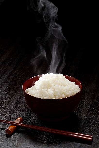 Japan rice stock photo