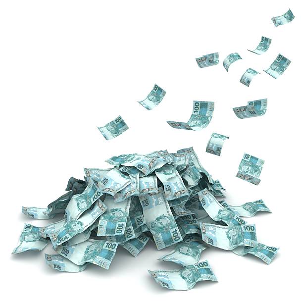 istock Falling Brazilian Money 480606273