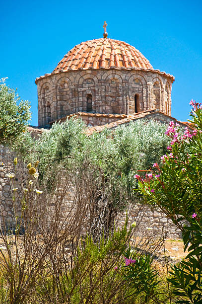 istock The bell tower of the Thari Monastery, Rhodes. 480606564