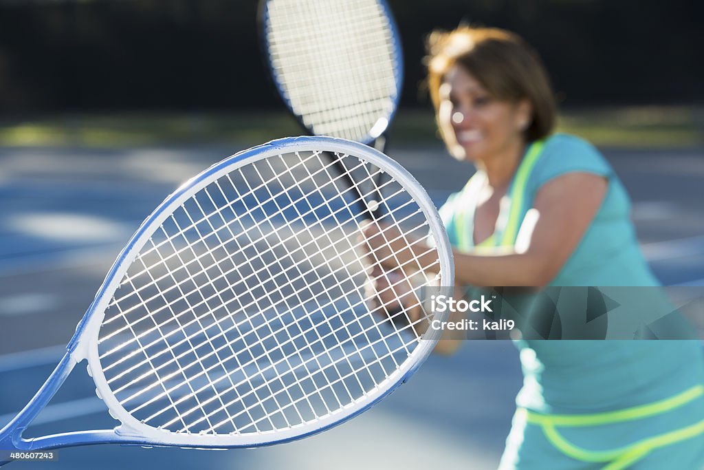 Tennis - Lizenzfrei 50-54 Jahre Stock-Foto