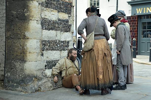 rochester, charles dickens festival - charles dickens victorian style author men imagens e fotografias de stock