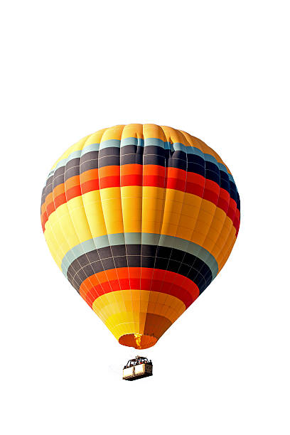 pallone i̇solated aria - hot air balloon foto e immagini stock