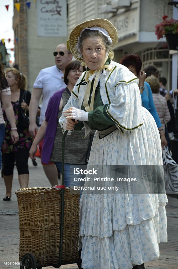 charles dickens festival rochester rochester,england - June 2, 2013: street performer dressed  at the charles dickens festival. Literature Stock Photo