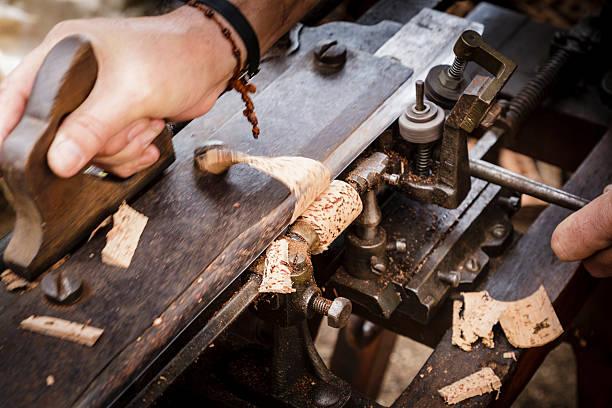 Craft industry of cork stoppers