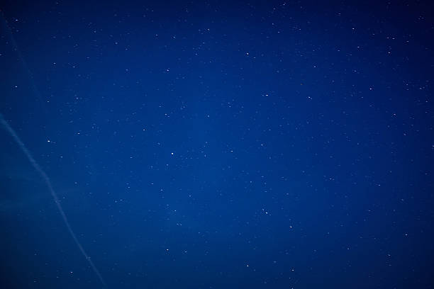 istock Blue dark night sky with stars 480611038
