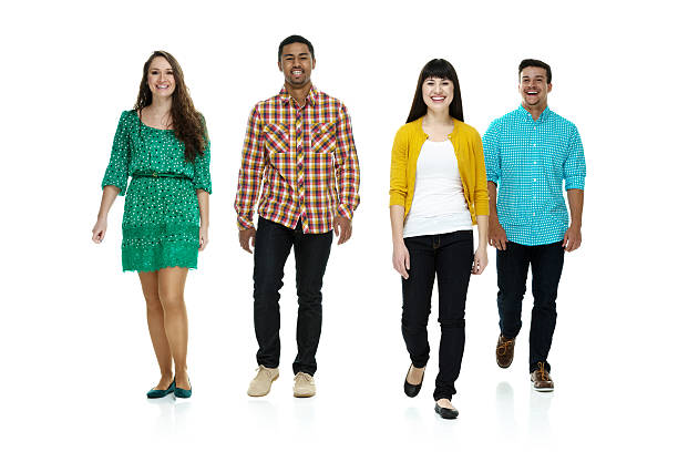 istock Group of people walking together 480611683