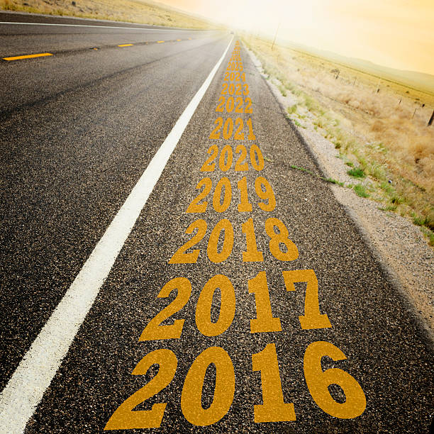 istock New Year 2017 on the Road, California 480614096