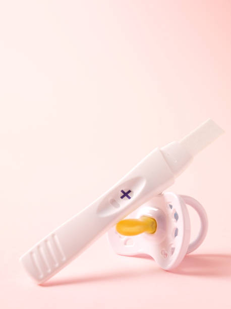 istock Baby Dummy and a Pregnancy Test Result 480614831