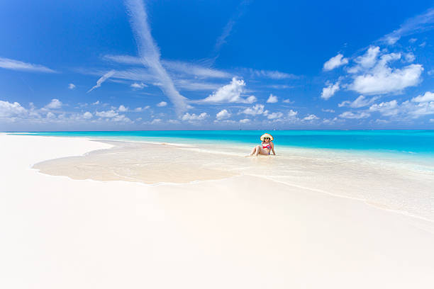 istock Young woman on the beach 480615224