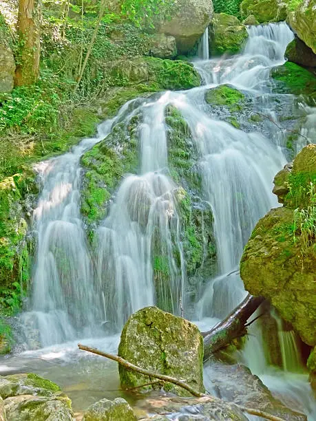 The "Myra" waterfalls in Muggendorf, Austria.