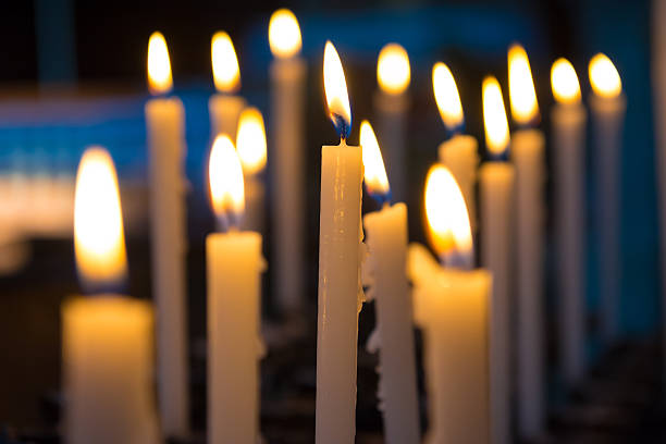 istock Candels in the church 480616836
