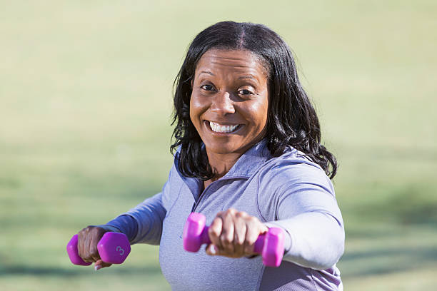 istock African American woman exercising 480617195