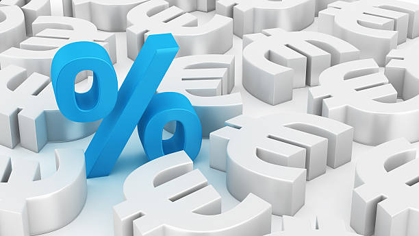 istock Big percent of euros 480617341