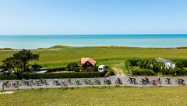 Das Peloton in Normandie-Tour de France 2015 – Foto