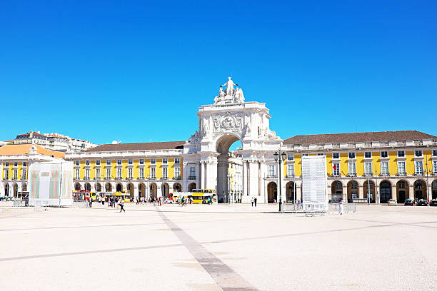 istock Commerce square in Lisbon Portugal 480620834