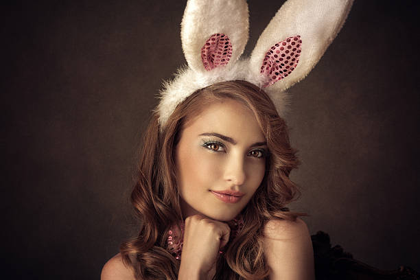 bunny girl - bunny girl stock-fotos und bilder