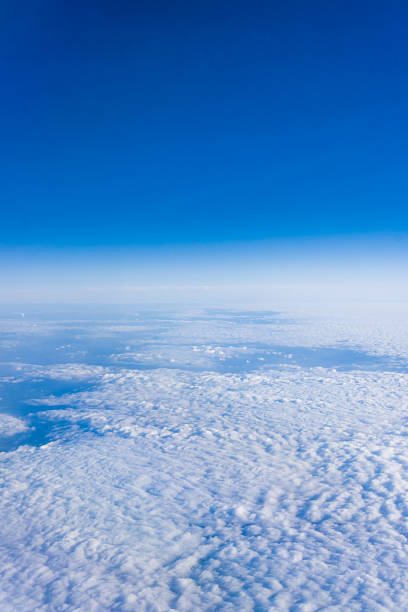 Beautiful blue sky sea