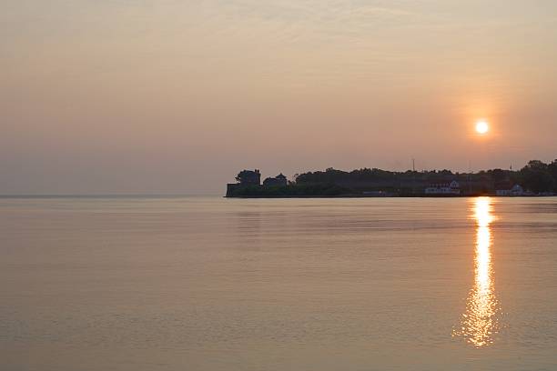 istock Sun rising behind Fort Niagara viewed across the Niagara River 480624342