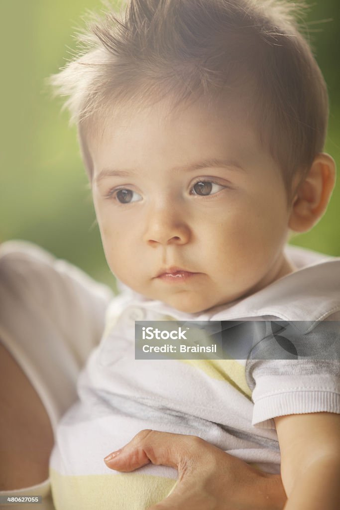 Baby Boy Portrait 12-17 Months Stock Photo