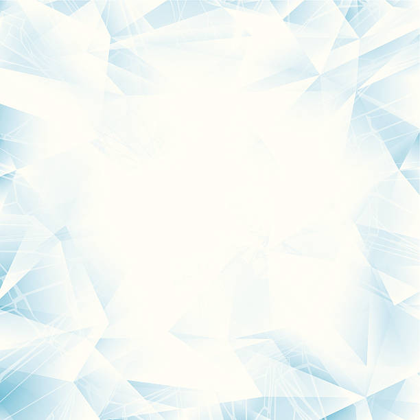 Abstract Background Abstract light blue glass or ice background. ice crystal stock illustrations